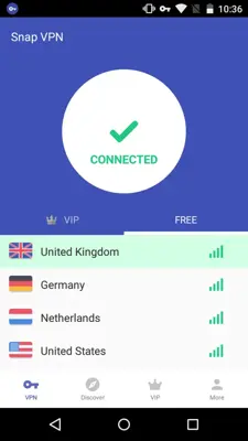 Snap VPN android App screenshot 8